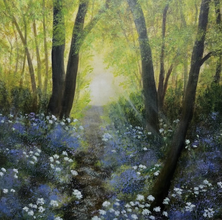 Painting of Golden Morning